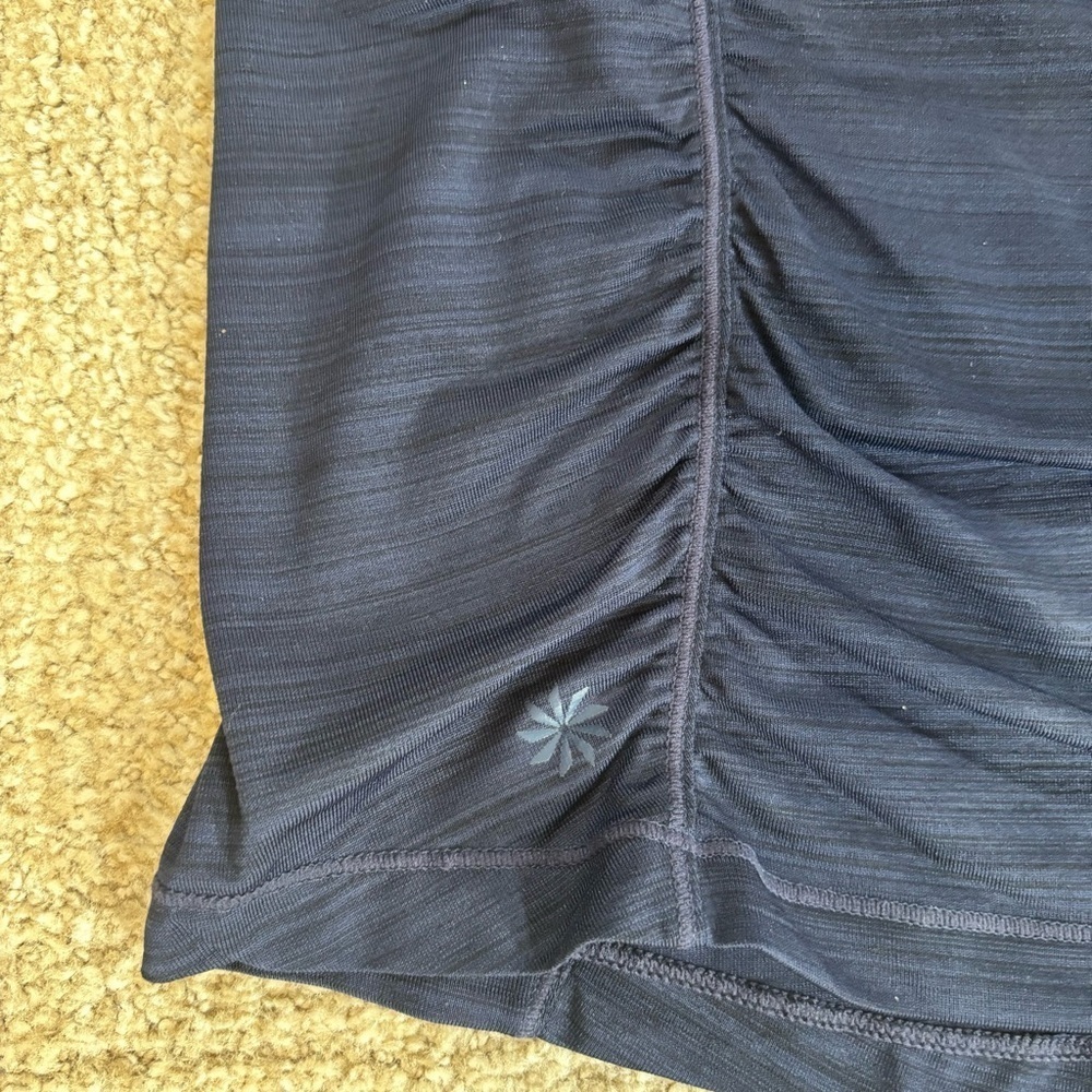 Athleta Pacifica Run Bike Navy Top - size XS - Picture 2 of 8